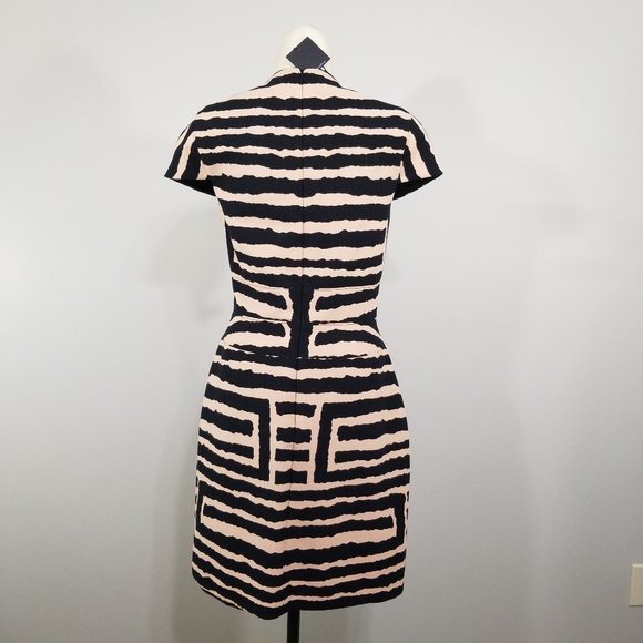 Nwt Anthropologie 4C.(4 Collective) Dress 10 Womens Segmented Labyrinth Sheath - Picture 8 of 16